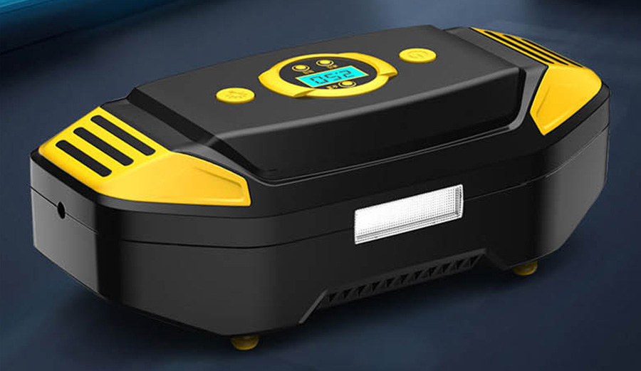 Wireless vehicle-mounted inflator